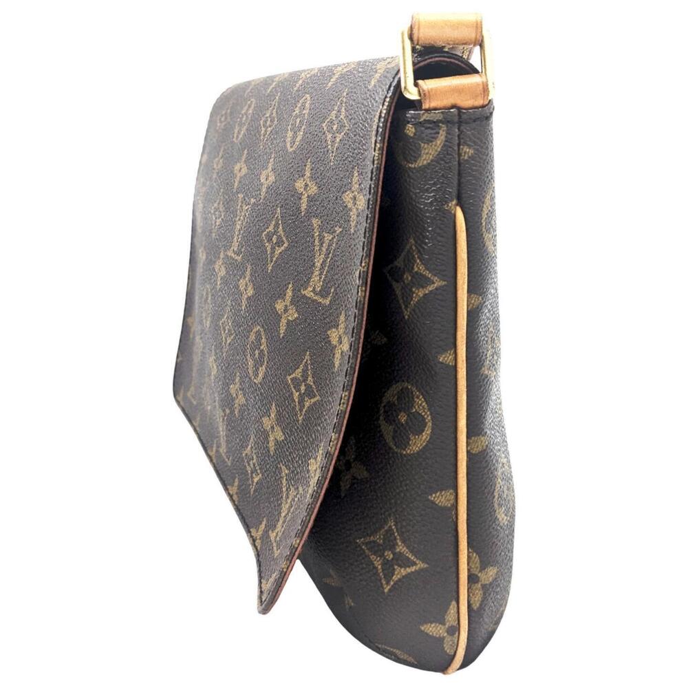 LOUIS VUITTON Musette Tango Bag Handbag Shoulder Monogram Canvas Short